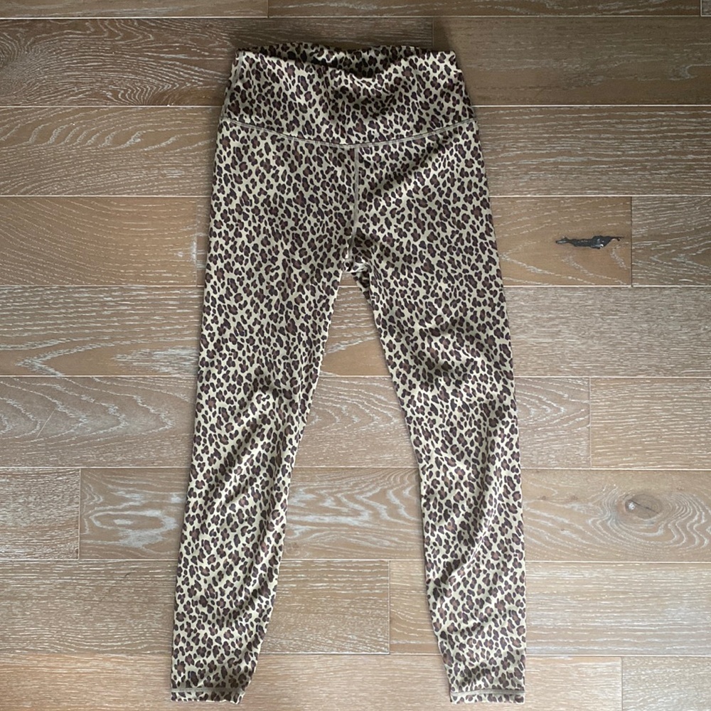 Varley Leopard Print Yoga Legging | M